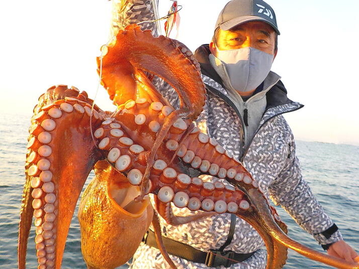 みや川丸のマダコ釣り