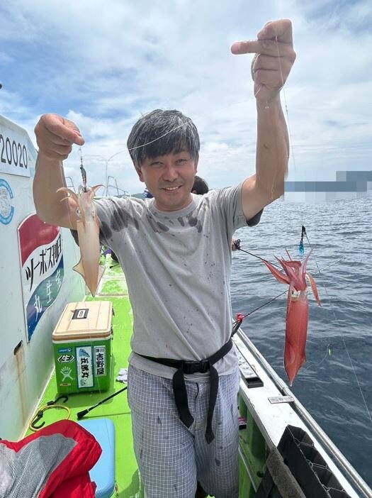 大きな群れに当たって活性が高ければ多点掛けも