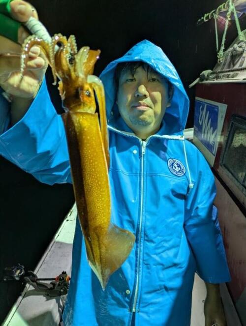 イカを狙っての夜遊びも面白い