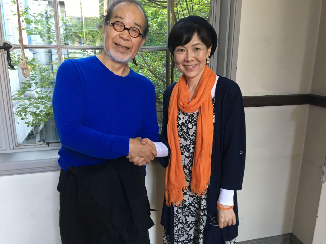 鎌田實氏（左）と樋口直美氏