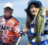 不安定な天候の中ブラックバスに挑戦 : nikkansports.com