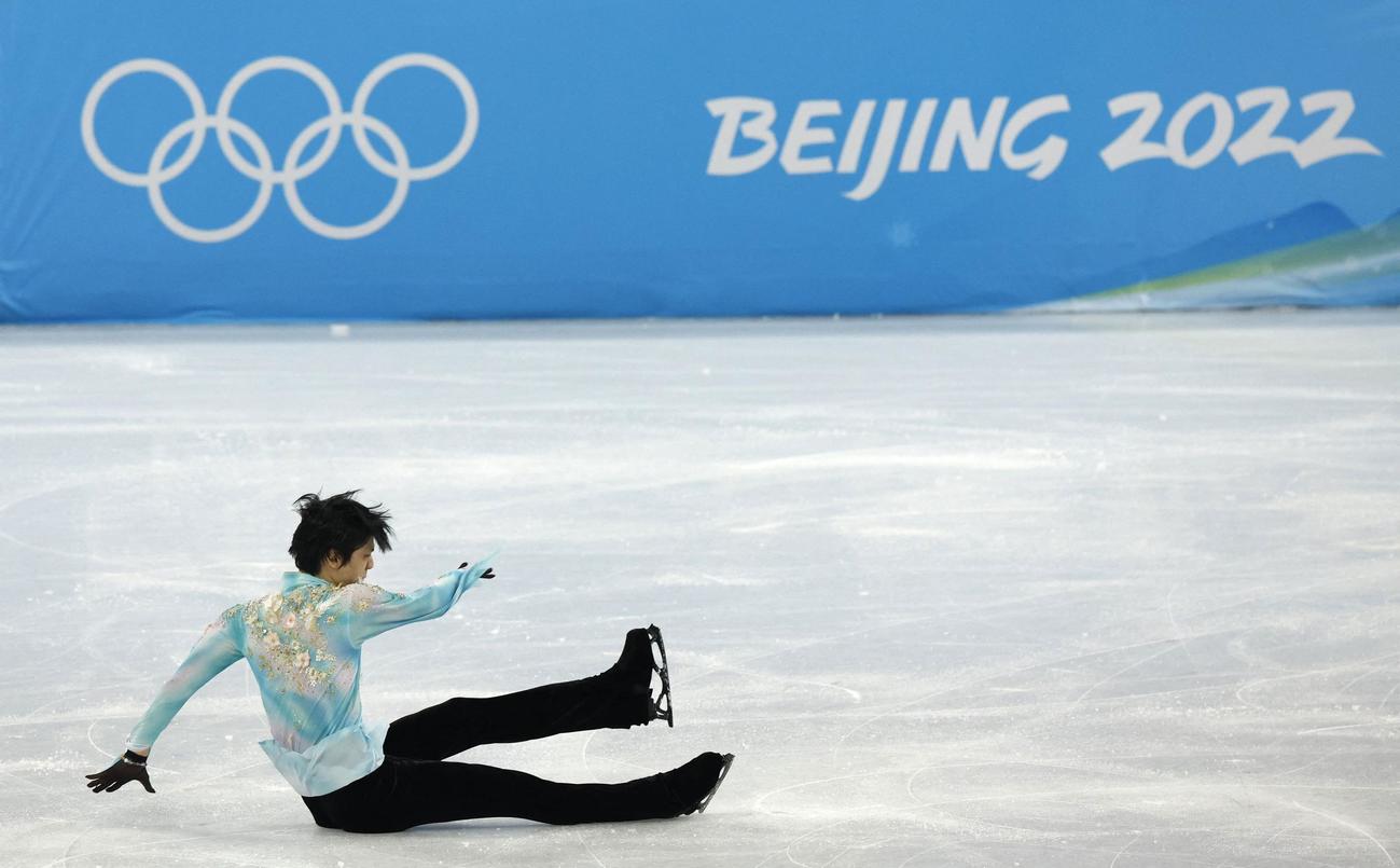 フィギュアスケート男子フリー　羽生結弦は４回転半ジャンプを失敗（ロイター）