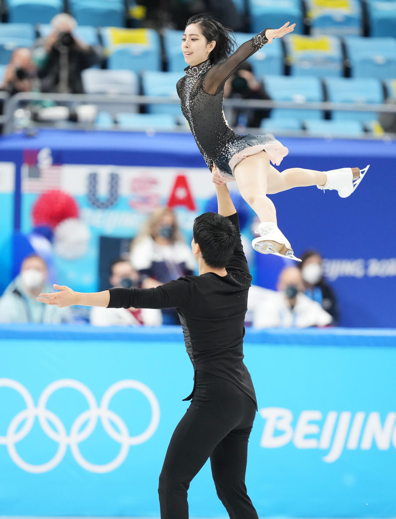 三浦璃来（上）木原龍一組（2022年2月7日撮影）