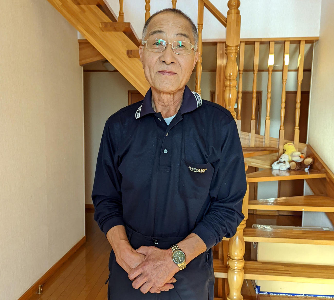 森重航の父誠さん＝21年11月12日