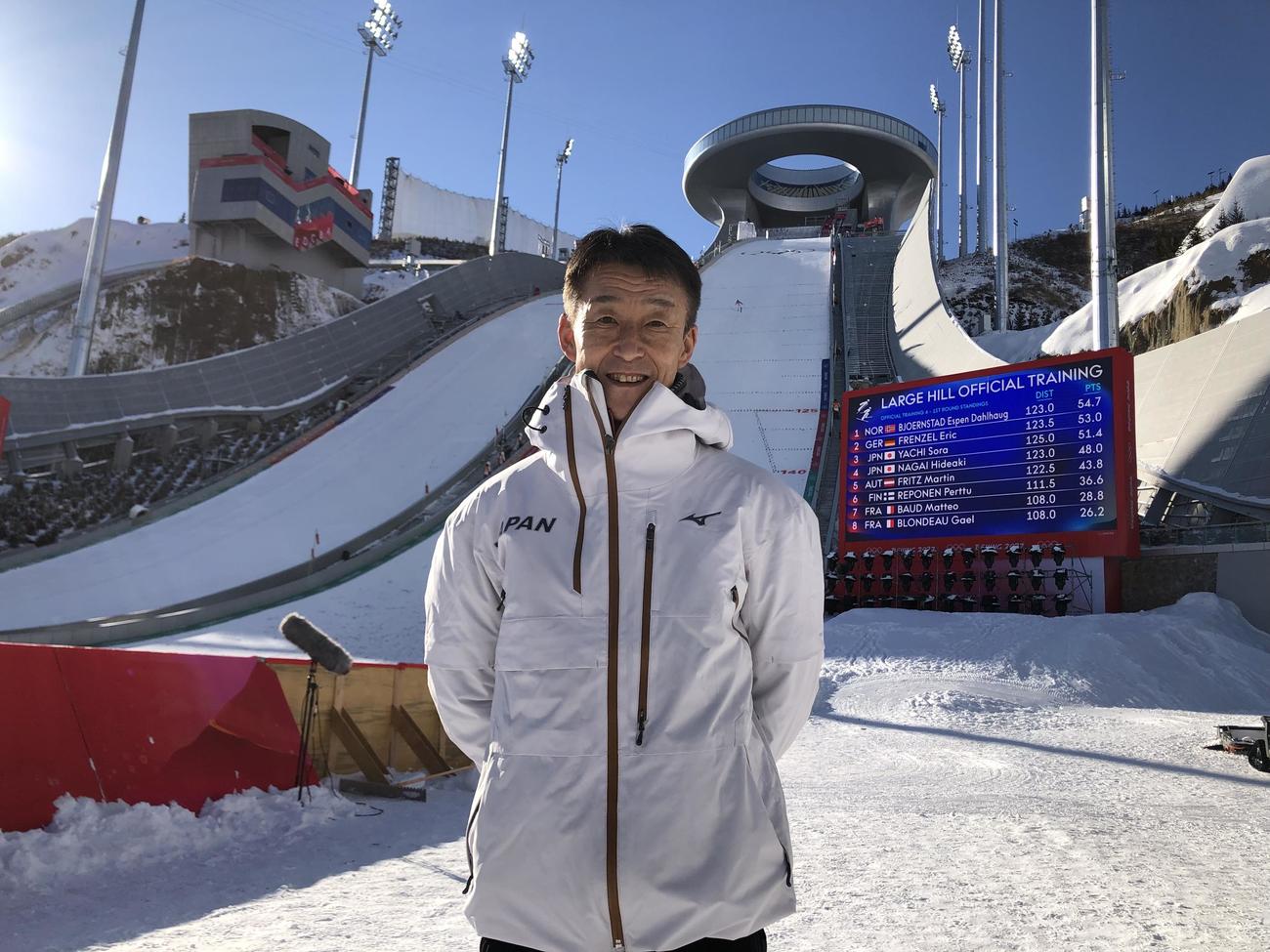 94年リレハンメル五輪ノルディックスキー複合団体金メダリストの阿部氏