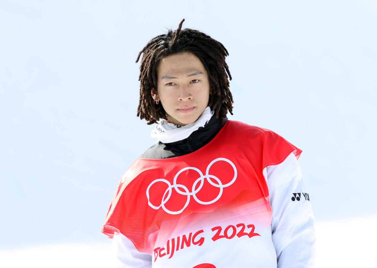 スノーボード男子ハーフパイプで金メダルを獲得した平野歩（撮影・パオロ　ヌッチ）