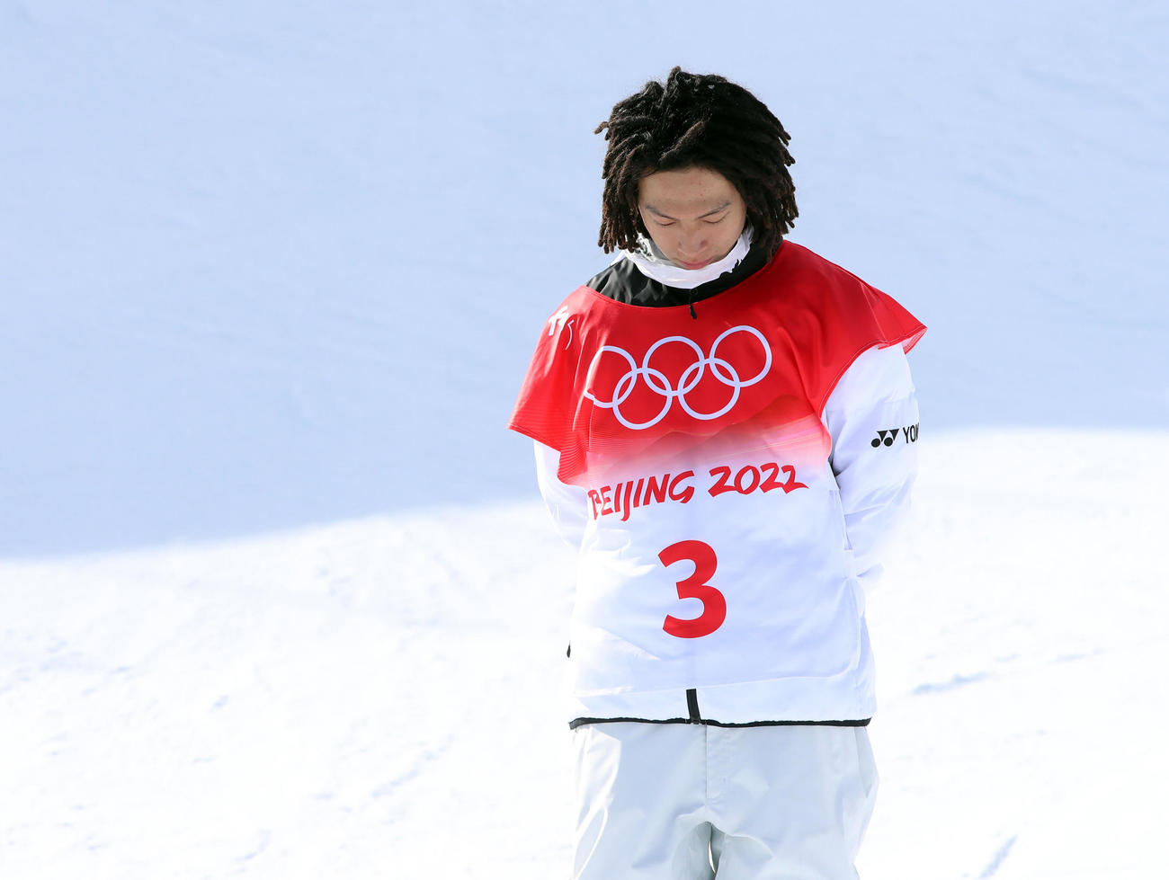 スノーボード男子ハーフパイプで金メダルを獲得した平野歩（撮影・パオロ　ヌッチ）