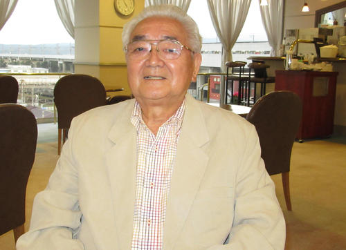 幻の東京五輪代表の思い出を語る田口侑義氏(撮影・荻島弘一)