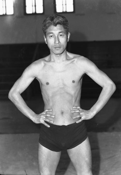 日本レスリング協会の八田一朗会長（50年2月撮影）