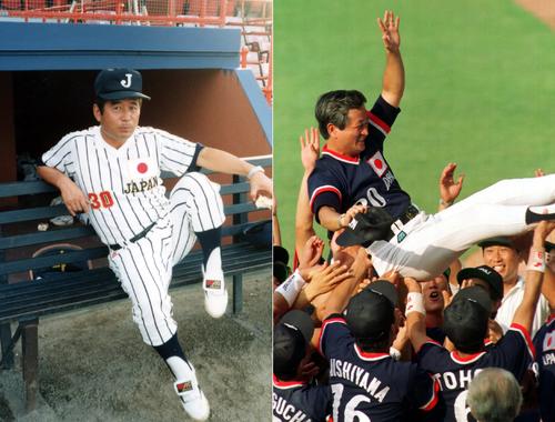 89年インターコンチネンタル杯の石山監督（左）と92年バルセロナ五輪の山中監督