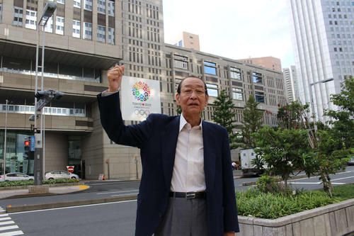 64年東京五輪最終聖火ランナーの坂井義則さん