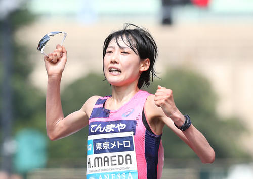 19年9月、MGC女子で優勝した前田穂南