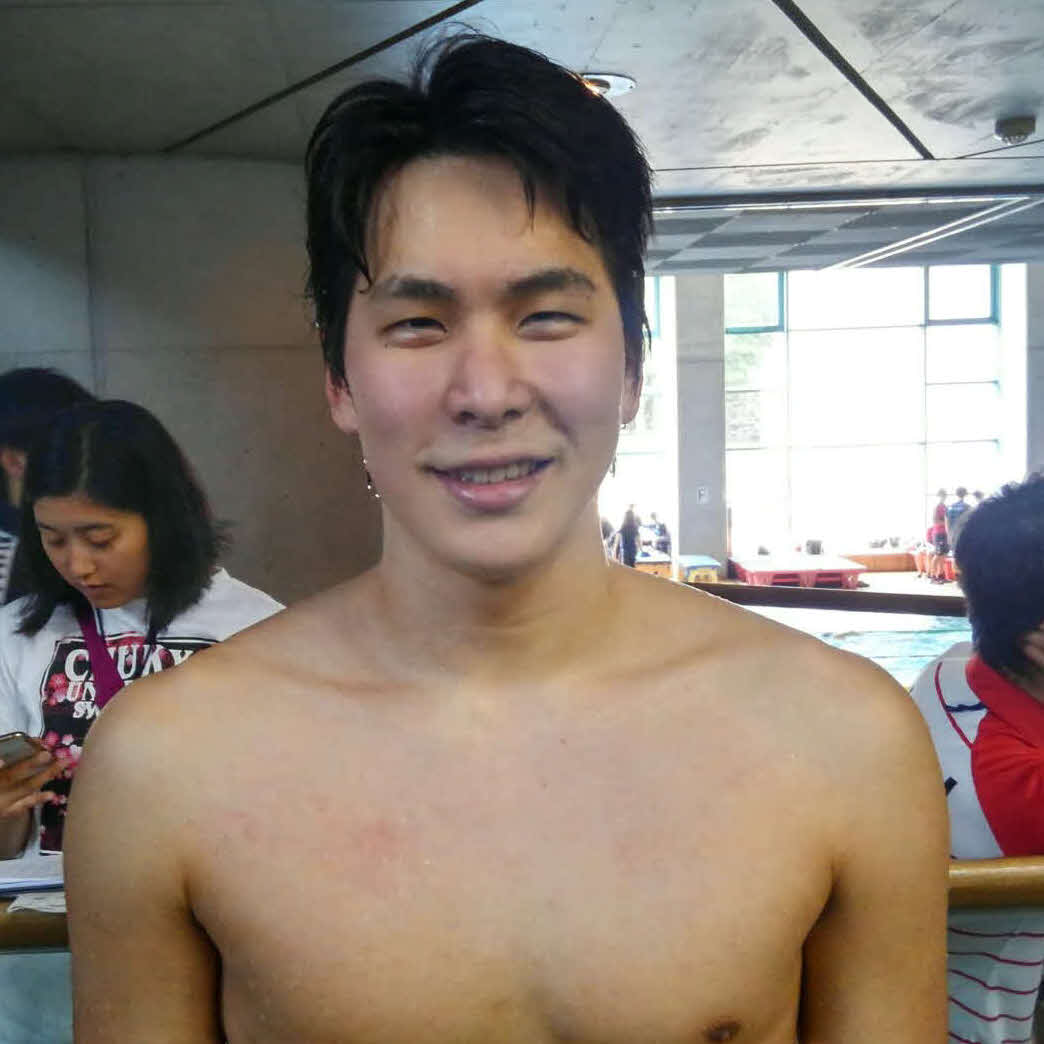 18年5月、資格停止が明け、「水泳がまたできてよかったです」と話した川崎駿