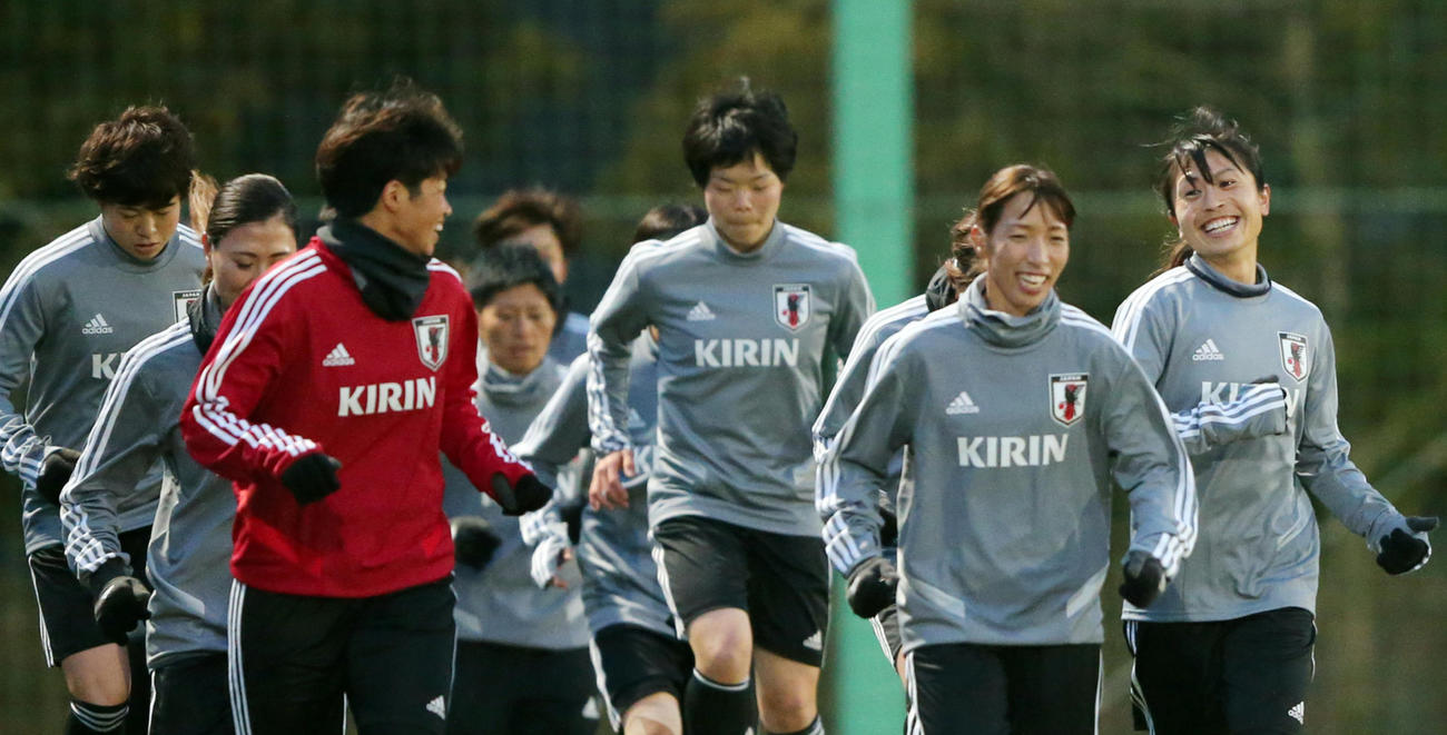 19年2月、なでしこ合宿