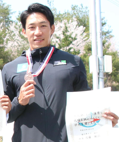 18年3月、スプリント代表最終選考会で事件後初レースに臨み、3位に入賞した小松