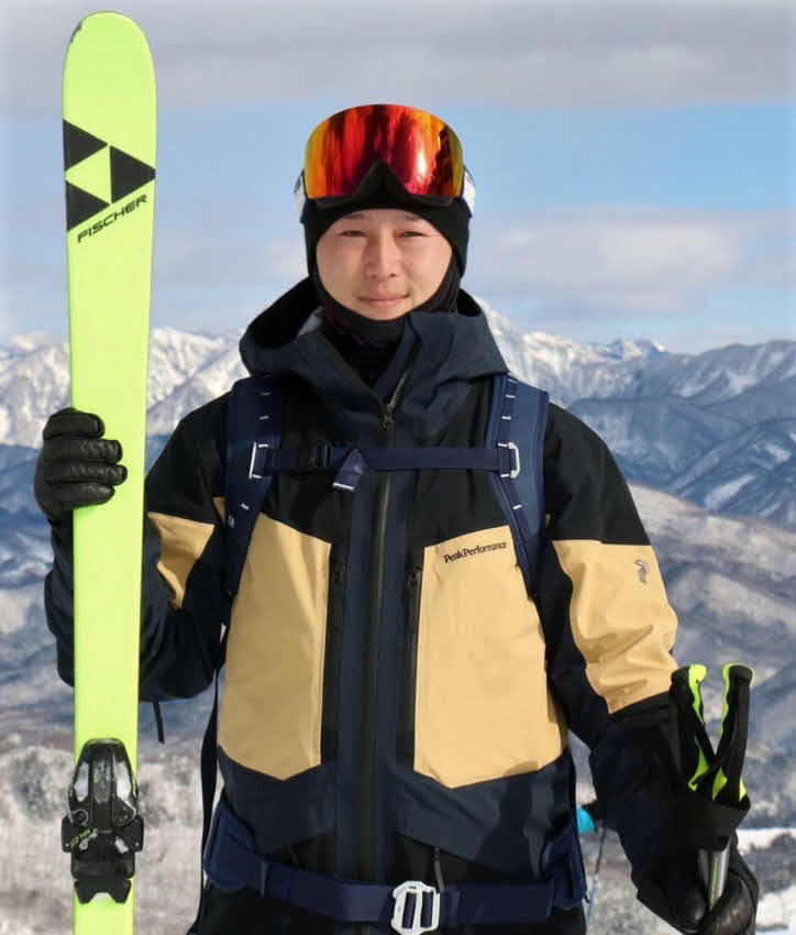 フリースタイルスキー男子モーグル元日本代表の西さん（エクステンション提供）