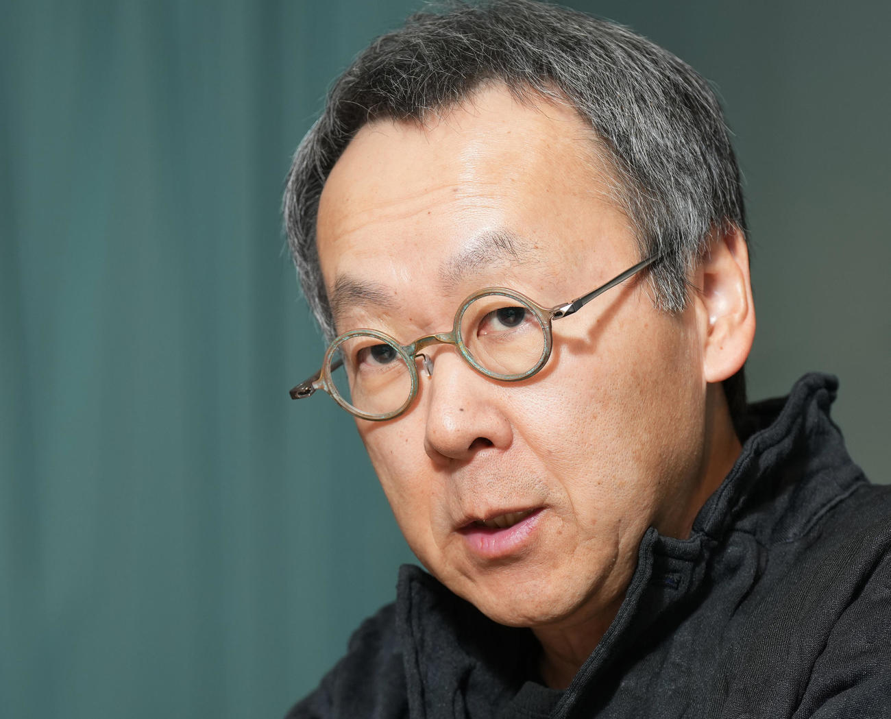 自身の経験を語る星野リゾート代表取締役社長の星野佳路氏（撮影・菅敏）
