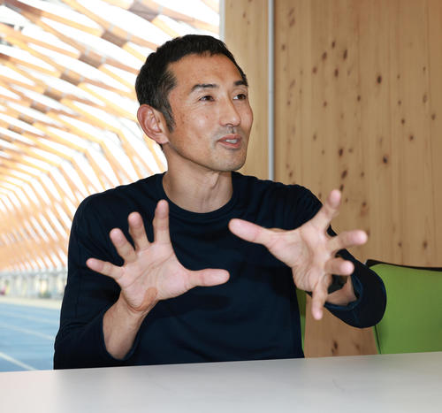 東京五輪について思いを語る為末大氏（撮影・中島郁夫）