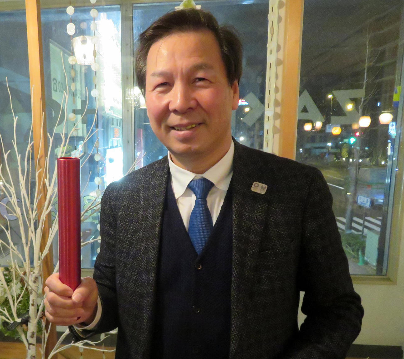 日本卓球協会の宮崎義仁強化本部長（2020年2月5日撮影）