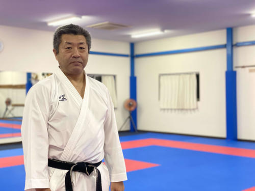 国内外で空手の普及に貢献してきた月井新さん（本人提供）