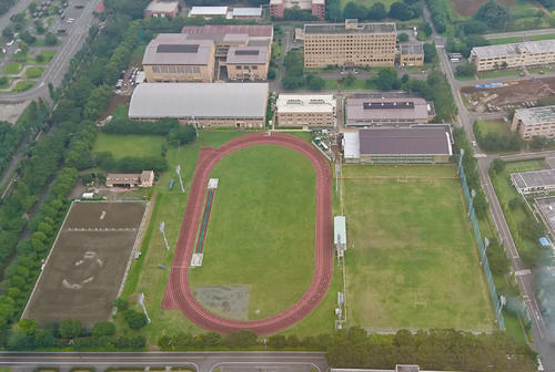 自衛隊体育学校全景（自衛隊体育学校提供）