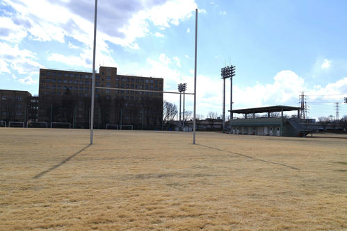 ラグビー・サッカー場（自衛隊体育学校提供）