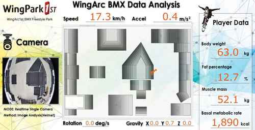 「WingPark1st」で得られるデータ可視化画面の一例（ウイングアーク1st提供）