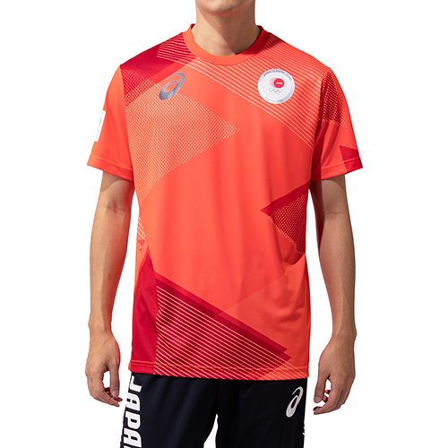 （4位）JOCユニセックスTシャツ日本代表選手団公式応援グッズ（アシックス）サイズ：XS～3XL＝7段階　3300円