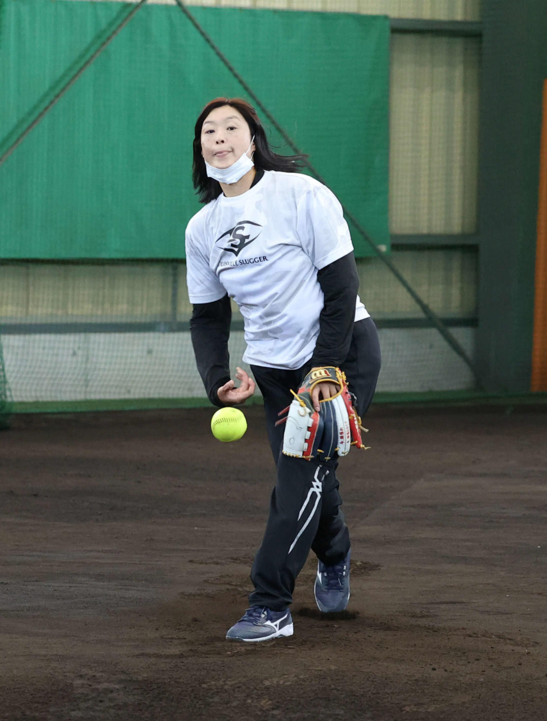 ライズボールの軌道（撮影・河田真司）