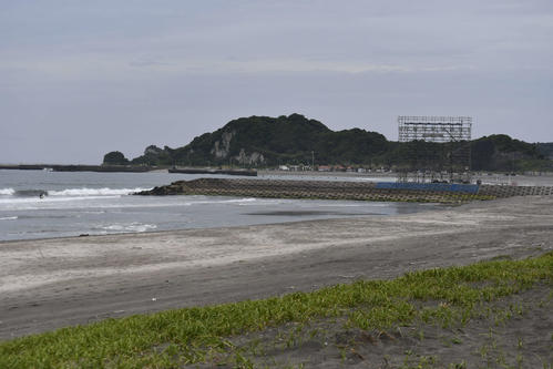 東京五輪で初めて正式競技となったサーフィンが行われる千葉・一宮町の釣ケ崎海岸（撮影・平山連）