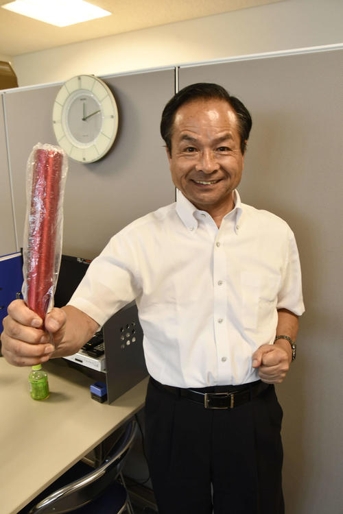 全日本アーチェリー連盟理事長の宮崎利帳さん