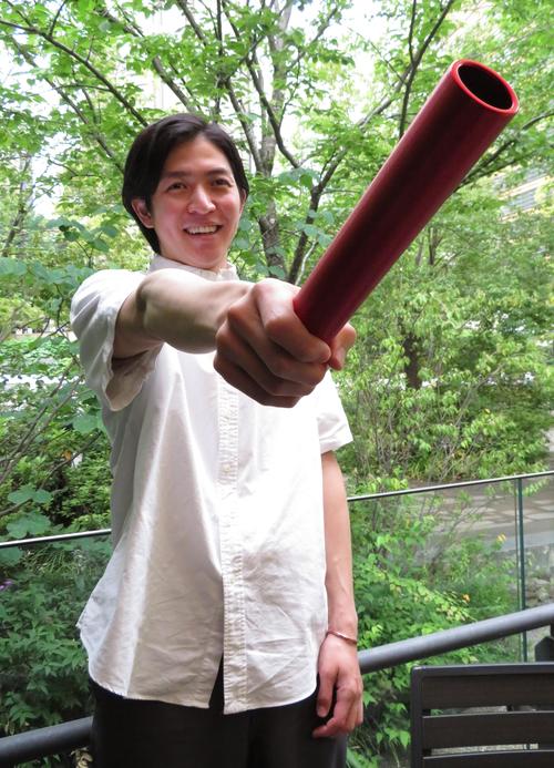 原沢久喜にエールを送る弟の侑高