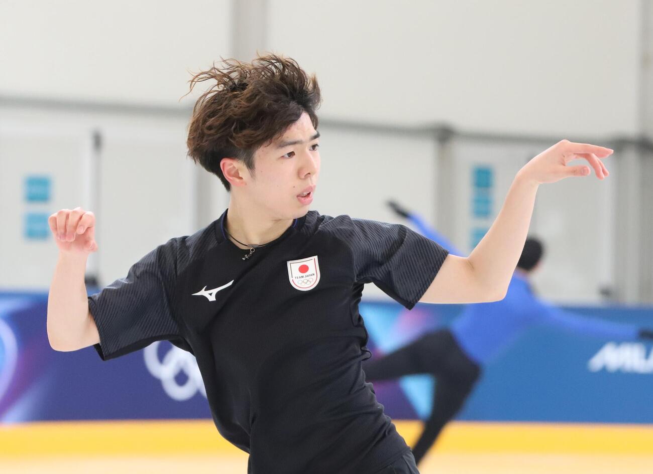 練習用リンクで公式練習に臨んだ佐藤駿（2026年2月撮影）