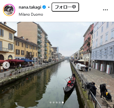 高木菜那さんのインスタグラムから