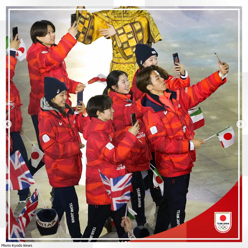日本オリンピック委員会（JOC）の公式インスタグラムから