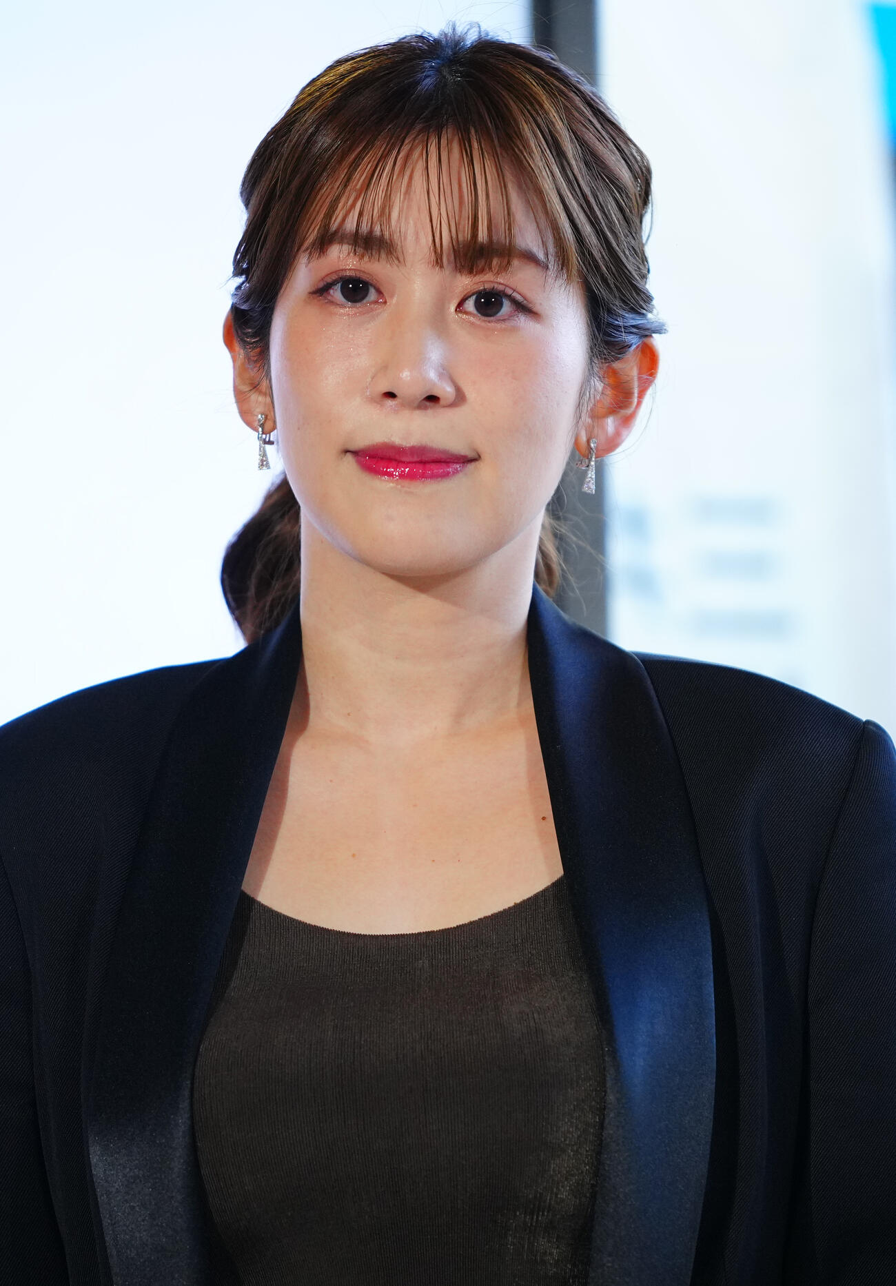 「プリントスタジアム　presented by三井不動産」オープニングイベントに登壇する中川安奈（撮影・垰建太）