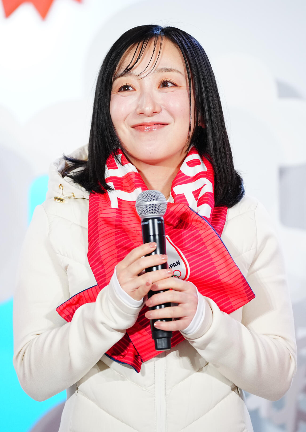 「プリントスタジアム　presented by三井不動産」オープニングイベントに登壇する藤沢五月（左）（撮影・垰建太）