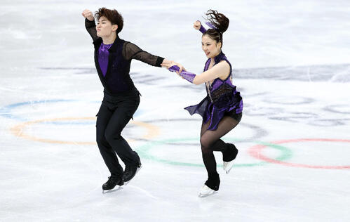 フィギュア】団体先陣「うたまさ」吉田唄菜、森田真沙也組 自己ベスト