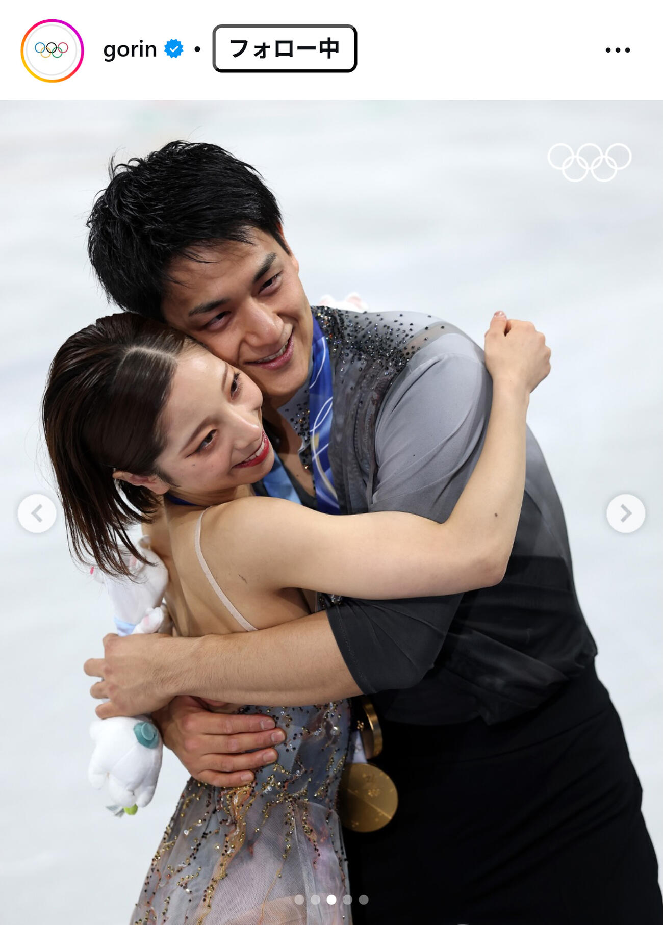 国際オリンピック委員会（IOC）の日本語公式インスタグラムから