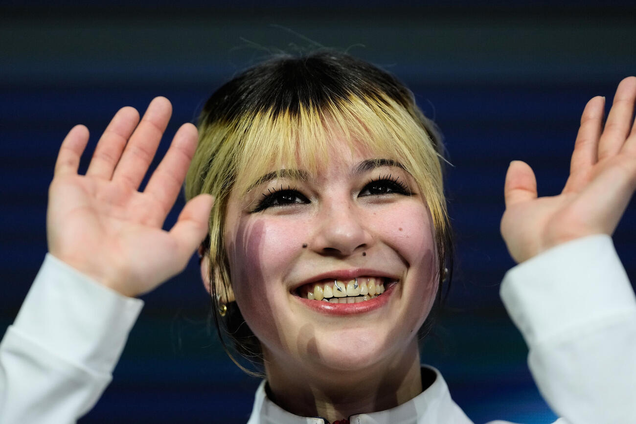 女子SP3位のアリサ・リュウ（AP）