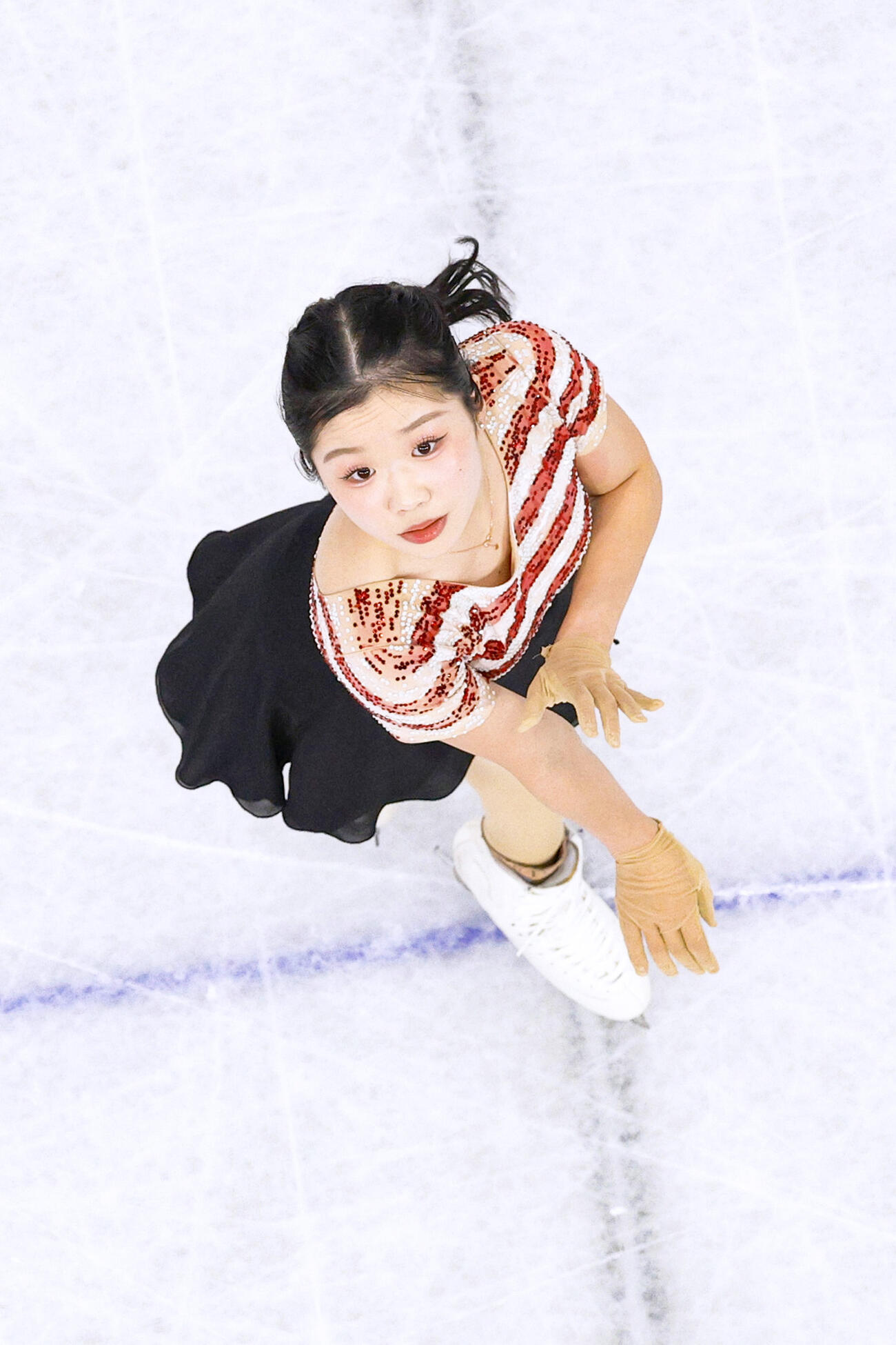フィギュアスケート女子SP　自己ベストを更新した中井亜美（共同）