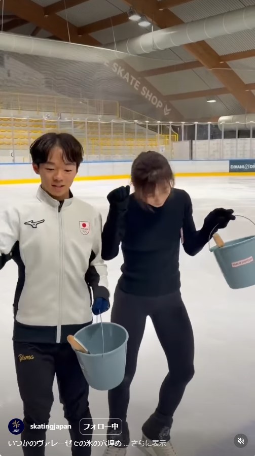 日本スケート連盟公式インスタグラムから