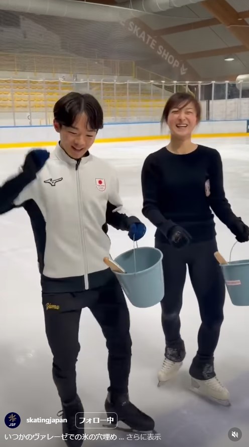 日本スケート連盟公式インスタグラムから
