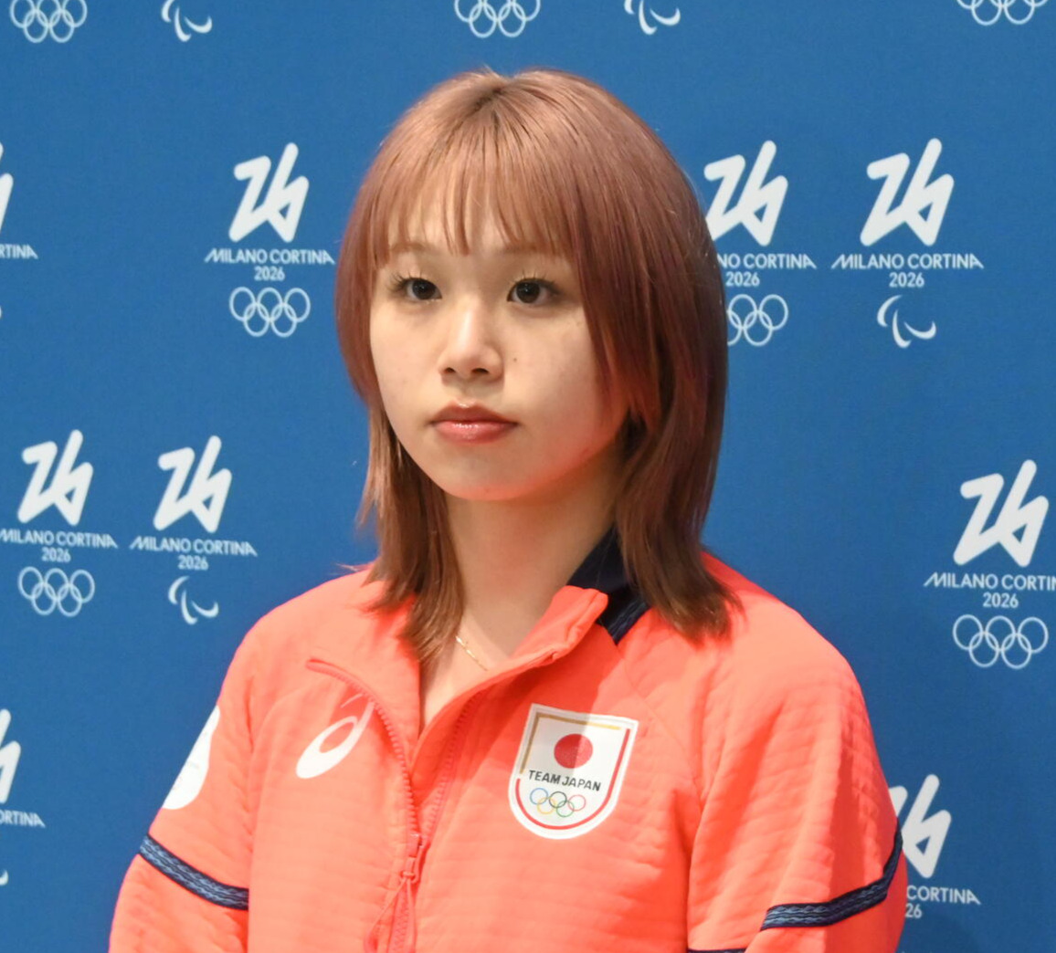 フリースタイルスキー女子の近藤心音（26年2月撮影）