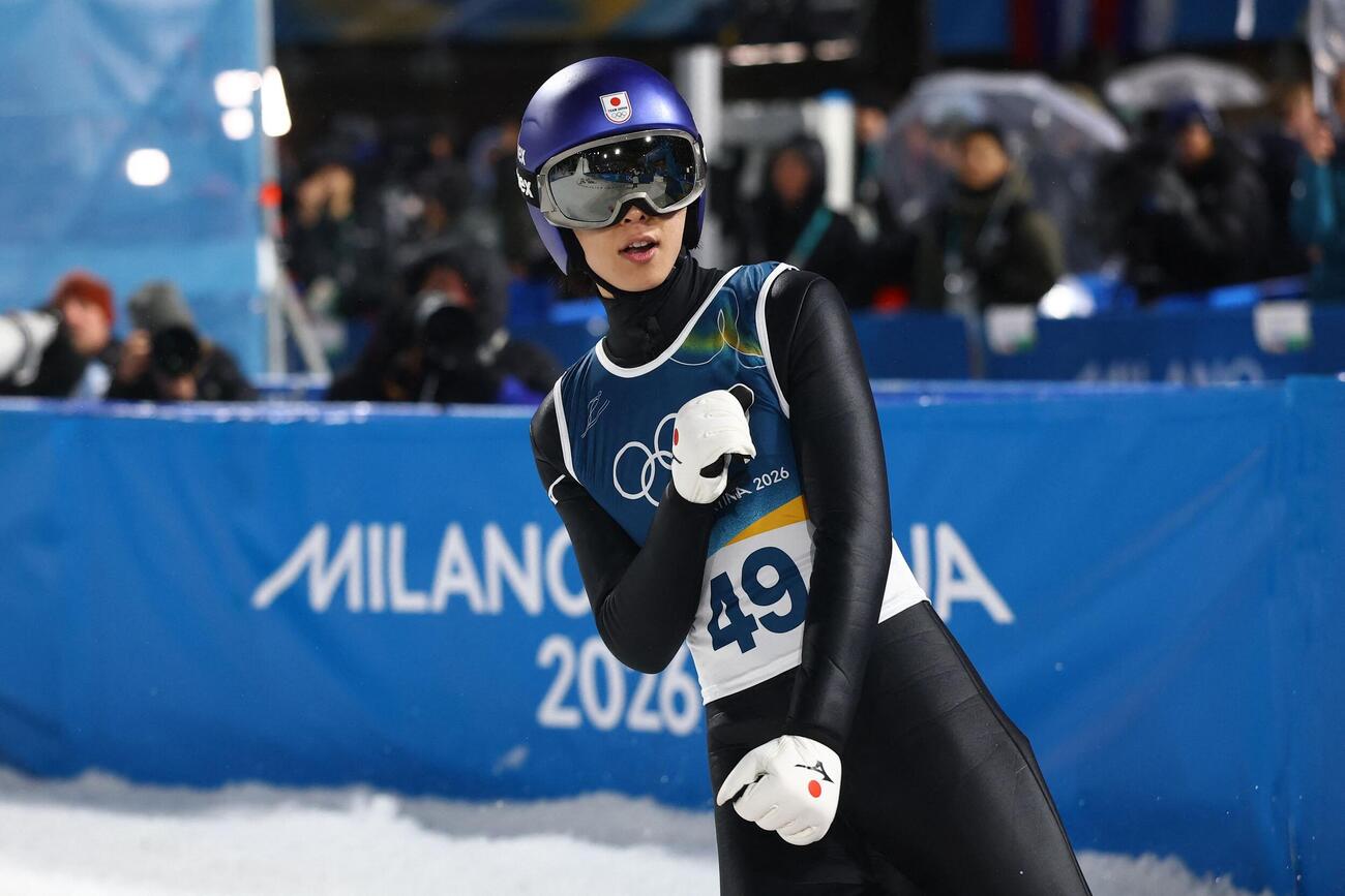 ジャンプ男子ラージヒル２回目　小林陵侑は大ジャンプを決めた（ロイター）