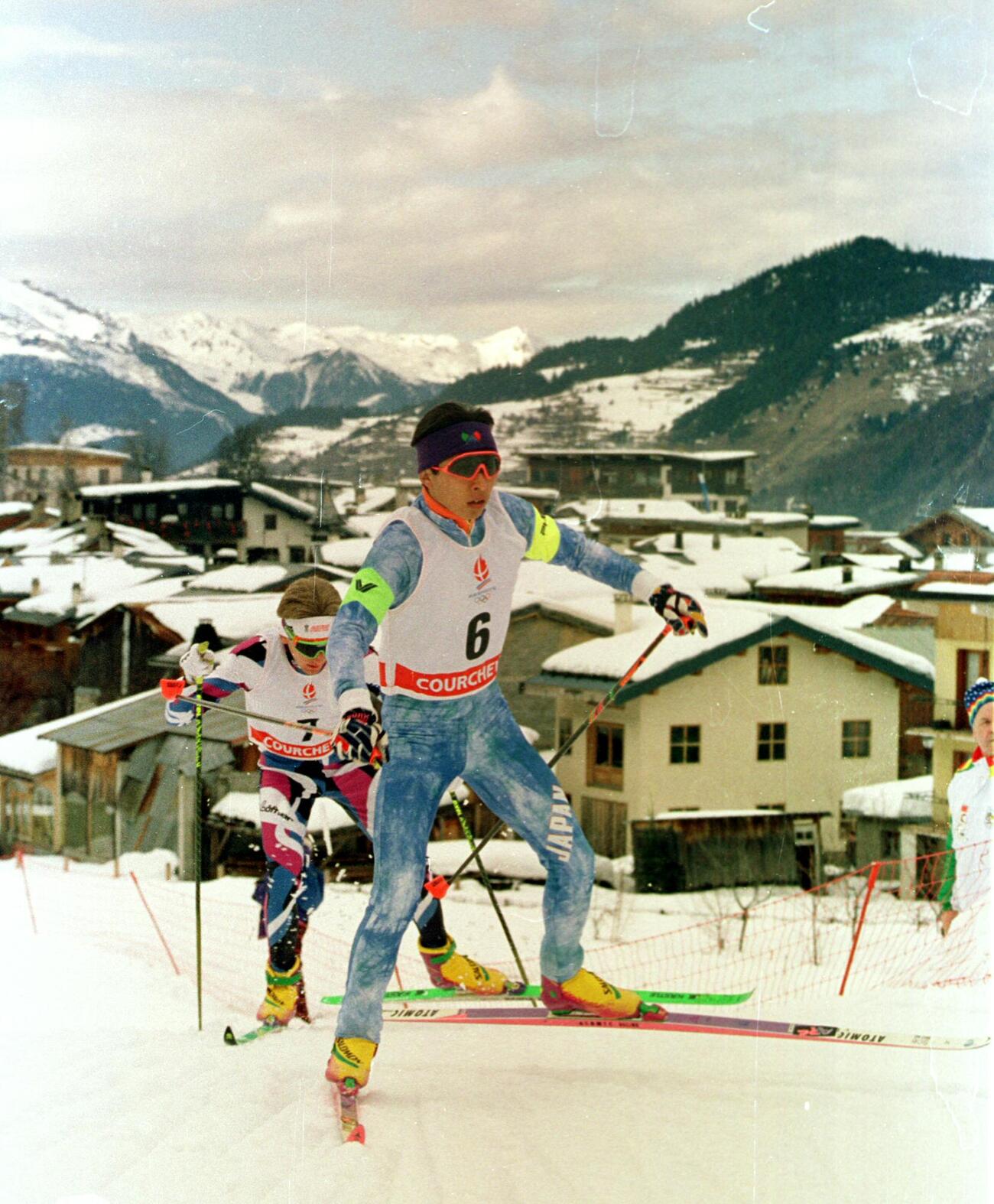 アルベールビル五輪ジャンプ　男子ノルディック複合距離　荻原健司　（1992年2月11日）