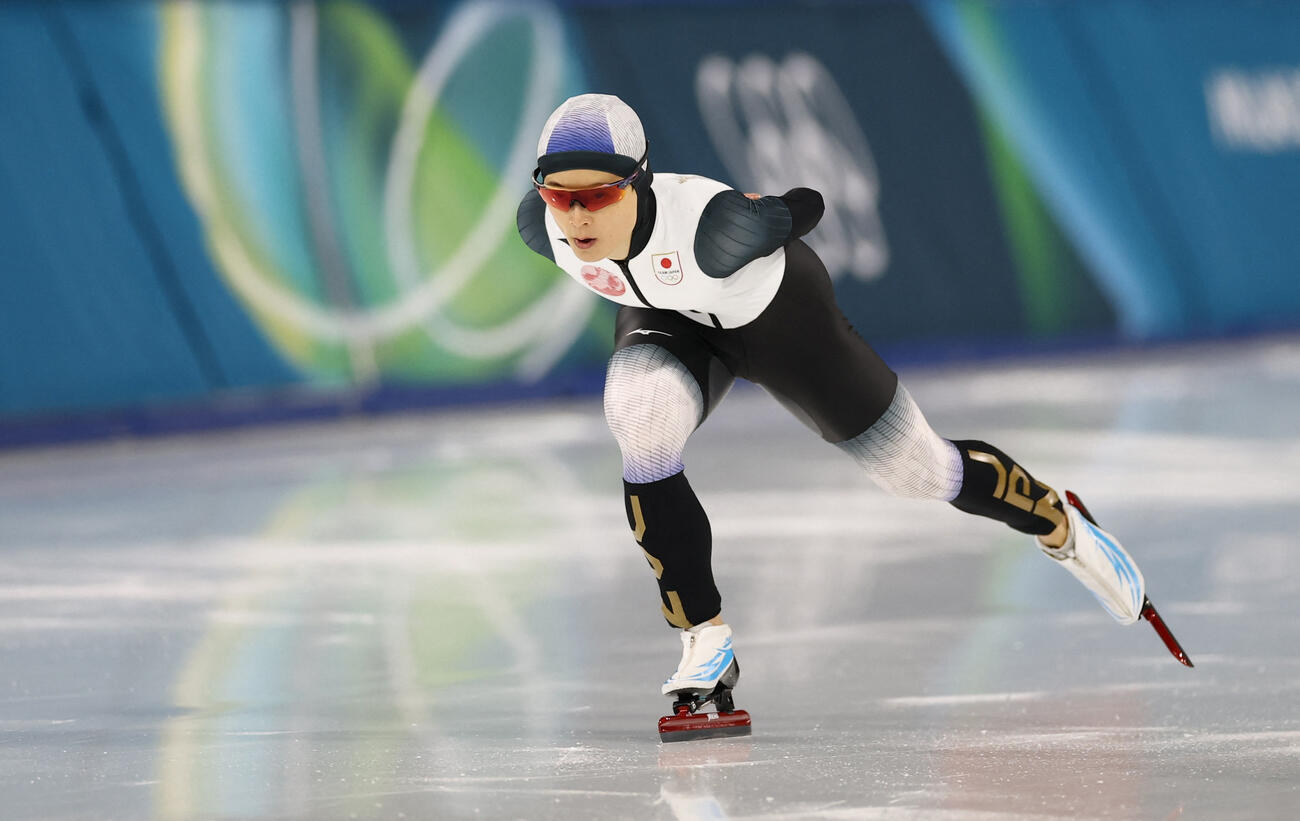 スピードスケート女子1000ｍ　7位となった山田梨央（ロイター）