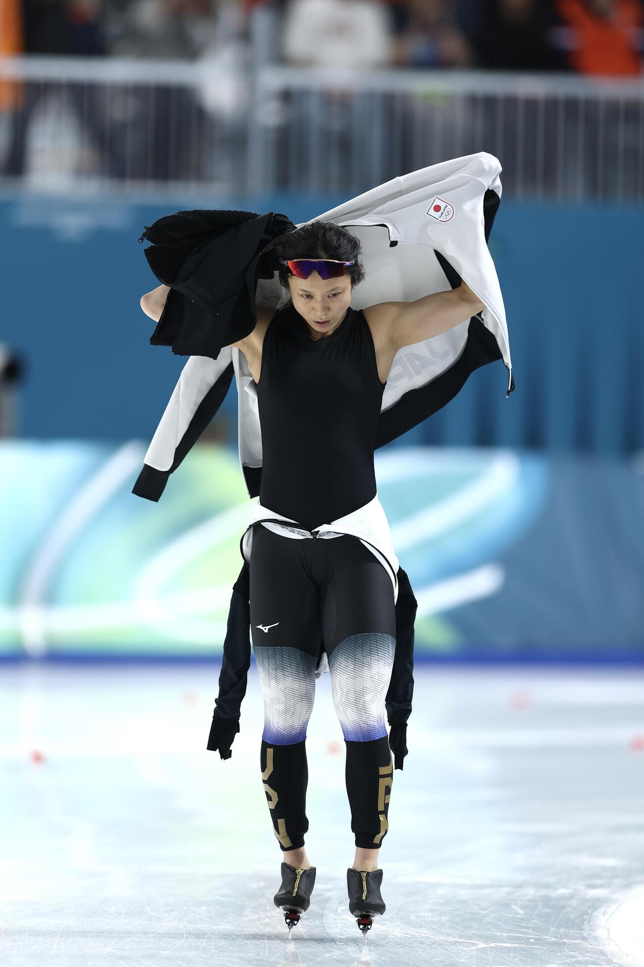 女子1500メートルで6位に終わった高木（撮影・前田充）