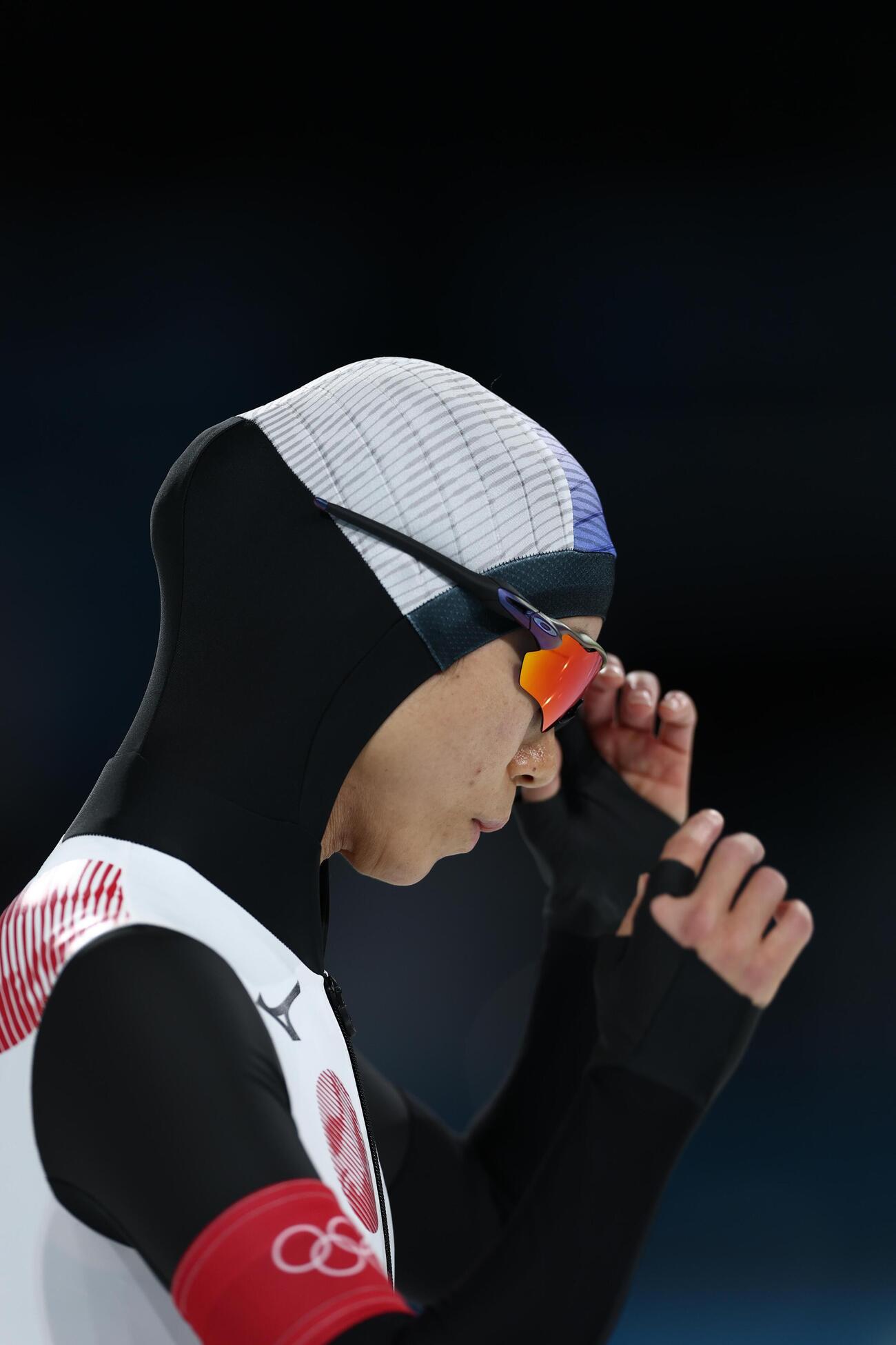 女子1500メートルに臨む高木（撮影・前田充）