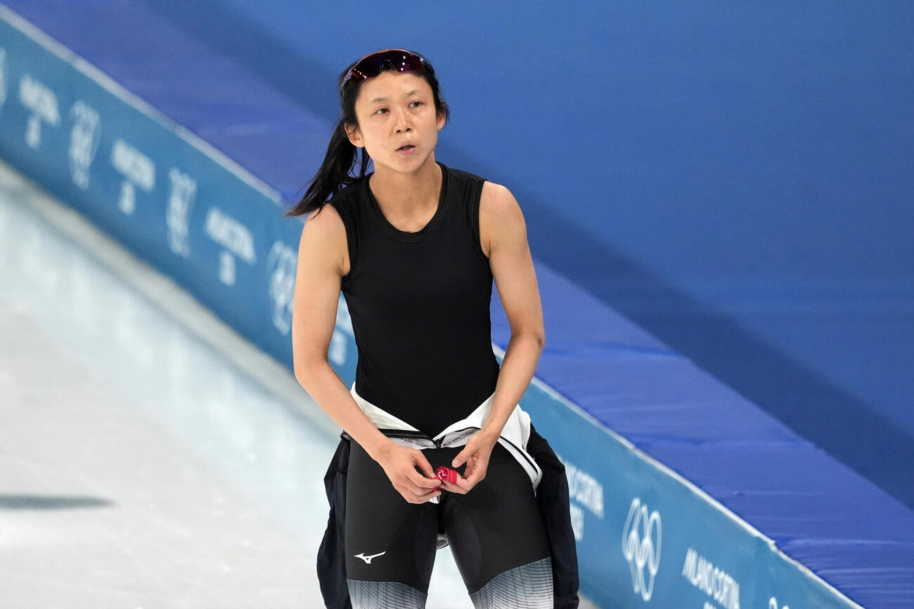 女子1500メートルで6位に終わった高木（撮影・パオロ　ヌッチ）